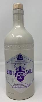 Dansk Mjod Odins Skull White Bottle Mead
